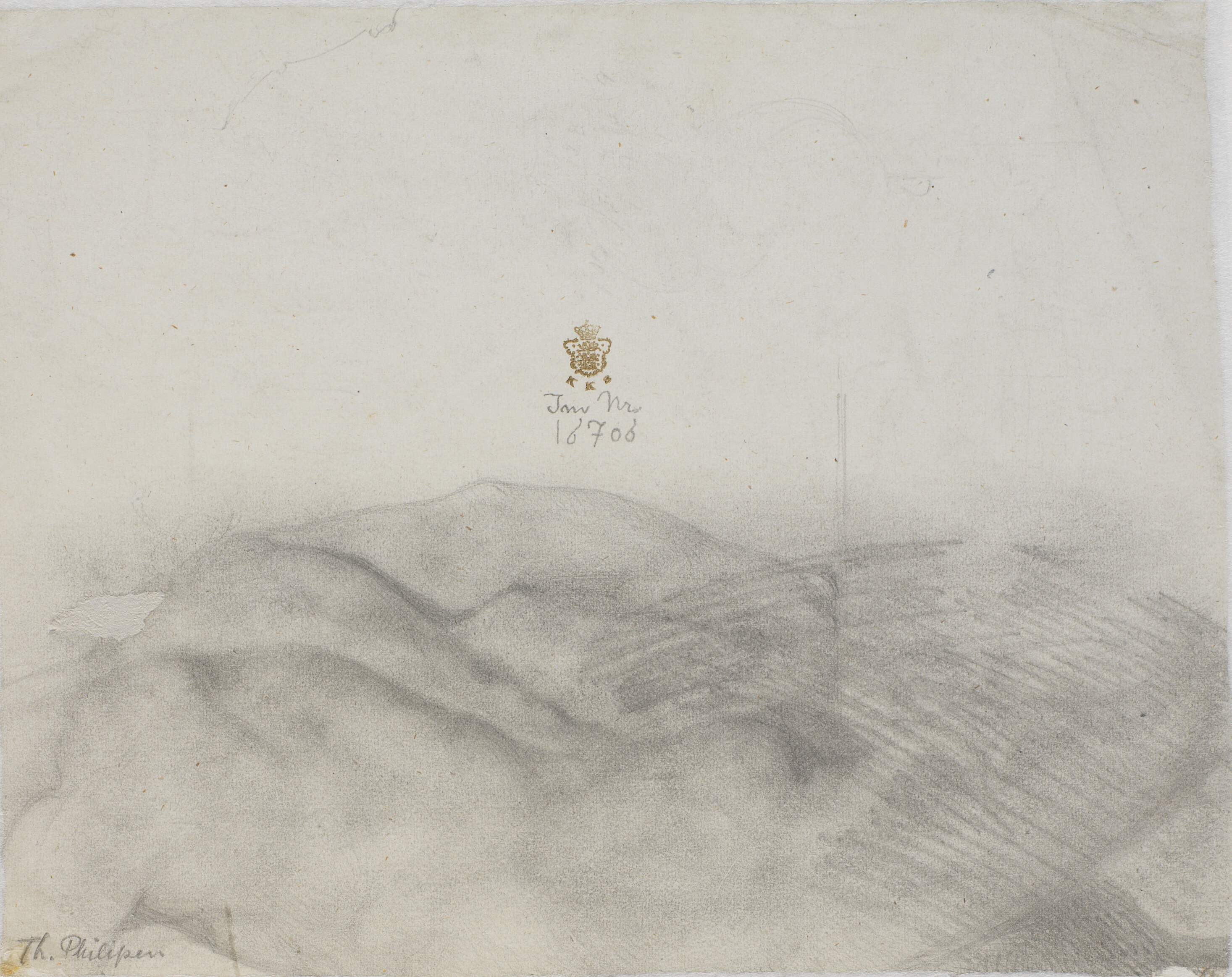 Mandlig nøgenmodel set skråt bagfra